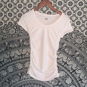 Athleta white capped sleeve shirt. Size small. Great condition